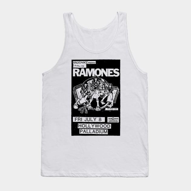 The Ramones Punk Flyer Tank Top by Punk Flyer Archive